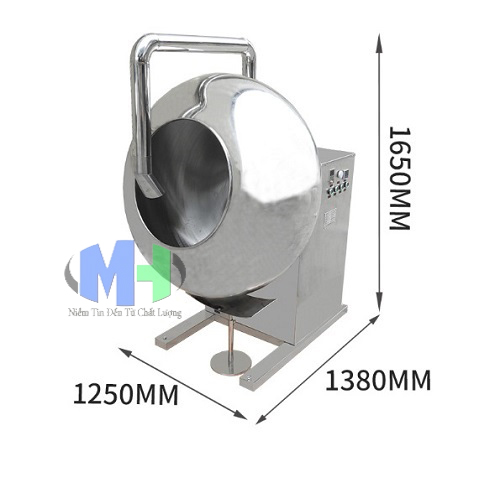 Máy bao viên BY-1250